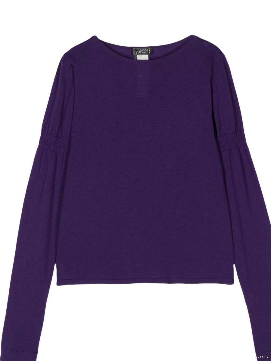 gathered Versace Women sweater 2000s 0715